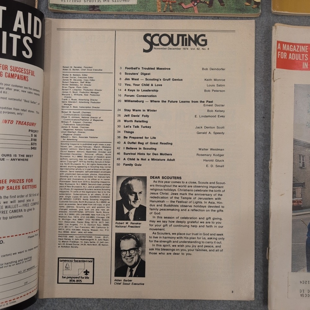 Scouting Magazine Collection Lot of 6 Vintage Issues 1970s - Picture 6 of 7